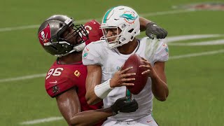 Tampa Bay Buccaneers vs Miami Dolphins NFL Preseason 81322 Full Game Highlights Madden 22 Sim [upl. by Nwonknu]