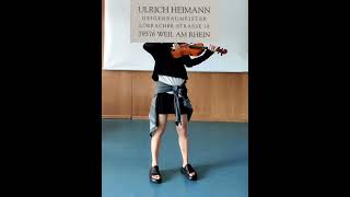 Violin made by Ulrich Heimann WeilamRhein Germany 2013 [upl. by Arebma963]