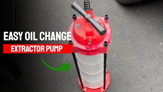 Easy Oil Change  Easiest Oil Change Ever with an Oil Extractor Pump [upl. by Euk]