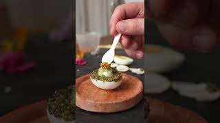 Marshallberg FArm Caviar  Oeuf Mayonnaise caviarcompany food cocktail cooking [upl. by Eatnuahs302]