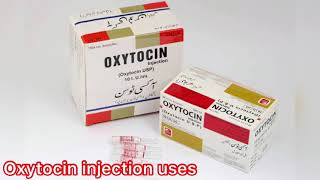 Oxytocin injection Syntocinon injection  uses Benefits for female  How to use  side effects [upl. by Anilatsyrc851]