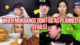 when mukbangs dont go as PLANNED fails [upl. by Tamra]