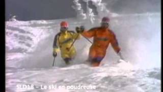 Apprentissage du ski en poudreuse  cours pour débutant [upl. by Elurd179]