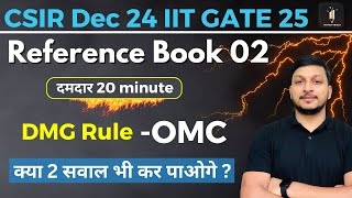 DMG Rule Organometallics  CSIR Dec24 GATE25 Refrence Book 02 दमदार 20 Minute [upl. by Alekram]