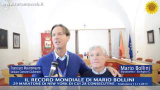 WWWTERAMOWEBIT  29 MARATONA NEW YORK MARIO BOLLINI  Giulianova 11112014 [upl. by Norreg]