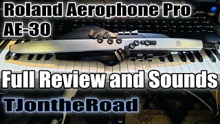 Roland Aerophone Pro AE 30 Full Review and Sounds [upl. by Akcimat]