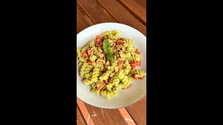 PASTA FREDDA con CREMA di AVOCADO e POMODORINI😋🥑🍅 Shorts [upl. by Grania236]