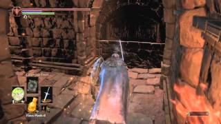 Dark Souls 3  💥 Smouldering Lake  Secret  Hidden wall  Black knight sword location [upl. by Tnomad]