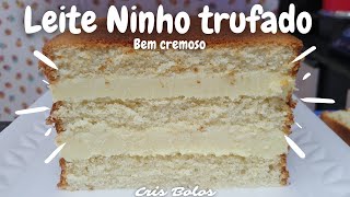 Recheio de Leite Ninho Trufado e Bem cremoso Irresistível fácil de fazer [upl. by Adnirol]