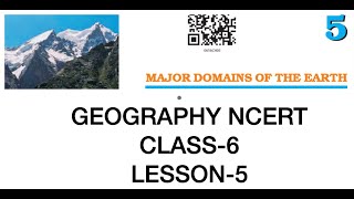 Lesson5 Major domains of the earth  Class6 Geography NCERT  ncerttelugu geographyncert [upl. by Acinod]