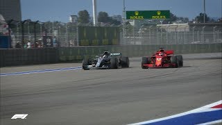 Vettel And Hamilton Duel in Russia  F1 Best Overtakes of 2018 [upl. by Schilling112]