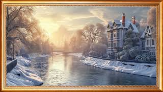 Framed TV Art Relaxing Tunes  Snowy River [upl. by Ecneret]