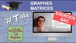 Graphes probabilistes matrices Ex Bac  Terminale  Maths expertes [upl. by Ewen]