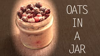 ♡ Recette Minceur ♡ Petit dejeuner MINUTE  OATS IN A JAR [upl. by Granny]