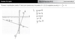 Zadanie 30  matura próbna 4 styczeń 2013 [upl. by Akirre109]