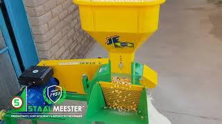 JF 2D Hammer Mill on maize part 1 [upl. by Kernan596]