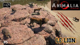 ANIMALIA SURVIVAL GAMEPLAY 5 DE RETOUR DANS LA PEAU DU LION DAFRIQUE [upl. by Aicatsal]