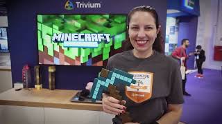 Trivium na Bett Brasil 2023 com Minecraft Education [upl. by Eelarac]