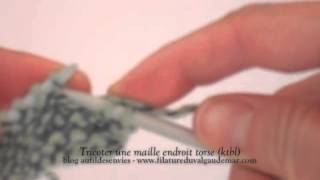 Tuto maille endroit torse  ktbl [upl. by Harehs]