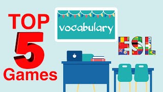 Top 5 Games How to teach vocabulary [upl. by Emanuela]