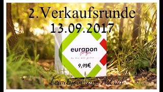 Eurapon  for you Box  2 Verkaufsrunde Mittwoch 13092017  beautyoverage Astrid [upl. by Ahseila]