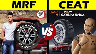 MRF VS CEAT Company Comparison in Hindi  CEAT vs MRF Tyres which is best [upl. by Ireva]