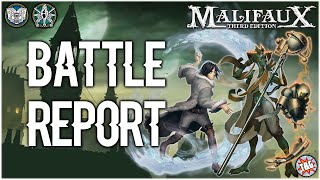 Malifaux Battle Report Explorers Society vs Arcanists [upl. by Mikael]