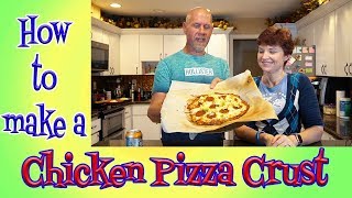 Chicken Pizza Crust  Less than 1 carb [upl. by Vevine662]