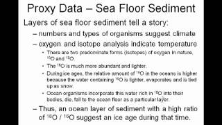 Chapter 14B Paleoclimatology Proxy Datamp4 [upl. by Anin]