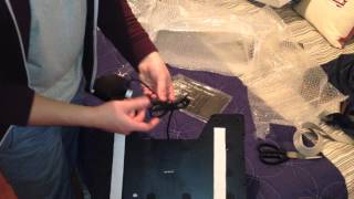 Saitek Pro Flight Rudder Pedals  Unboxing 2012 [upl. by Roumell]