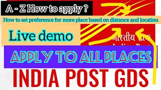 Apply GDS india post  set post preference easily  location based post preference Jega bright [upl. by Wally]