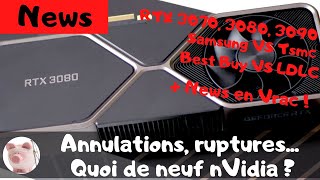 RTX 3000 Series  Annulations ruptures on fait le point [upl. by Pulsifer754]