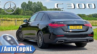 2022 MercedesBenz C Class C300  REVIEW on AUTOBAHN NO SPEED LIMIT by AutoTopNL [upl. by Anele]