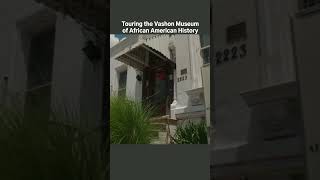 Touring the Vashon Museum of African American History blackhistory stlouis [upl. by Adlei4]