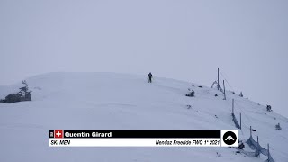 Nendaz Freeride 1  Video Contest 2021  Quentin Girard  Ski Men [upl. by Rachaba130]