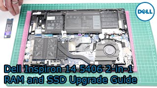 Dell Inspiron 14 54065410 2in1 RAM and SSD Upgrade Guide 2020 model [upl. by Efal]