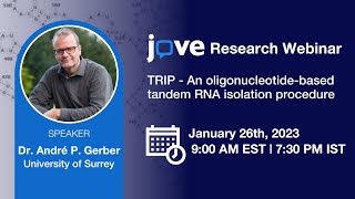 TRIP  An Oligonucleotidebased Tandem RNA Isolation Procedure [upl. by Coats]