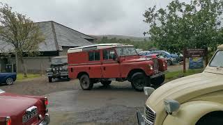 Glenisla Classic Vehicle Rally 24  4x4s Departing for their road run [upl. by Plunkett]