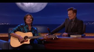 John Fogerty Creedence Clearwater Revival quotHave You Ever Seen the Rain” LIVE on CONAN [upl. by Jonme]