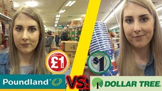 POUNDLAND VS DOLLAR TREE  BRITISH VS AMERICAN [upl. by Dudley]