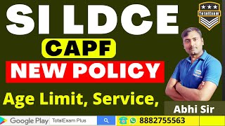 CRPF LDCE Eligibility Criteria  TotalExam Defence Exam [upl. by Ymrots]