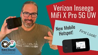 First Look Verizon Inseego MiFi X Pro 5g UW m3100 Mobile Hotspot with x65 Modem [upl. by Downes]