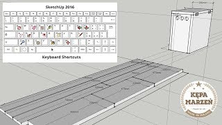 Projektowanie stolarskie  niuanse Program Sketchup  podstawowe funkcje i skróty klawiaturowe [upl. by Emelyne]