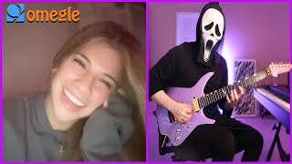 Ghostface serenades girls on OMEGLE [upl. by Aisanat188]