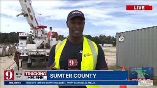 WFTV Channel 9 Eyewitness News at Noon Hurricane Helene Coverage September 26 2024 [upl. by Ylrak]