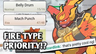 FIRE TYPE MACH PUNCH  BELLY DRUM MAGMORTAR IS BUSTED IN REVELATIONMONS [upl. by Assirrem]