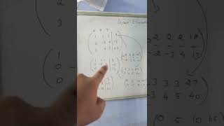 shorts gauss elimination method [upl. by Llerref514]