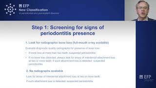 Staging amp grading a periodontitis case  step 1 screening for signs of periodontitis [upl. by Rollins864]