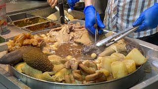 Beef offal soup in Macau China Chinese street food [upl. by Uriia]