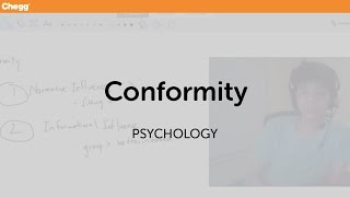 Conformity  Psychology  Chegg Tutors [upl. by Sivar389]